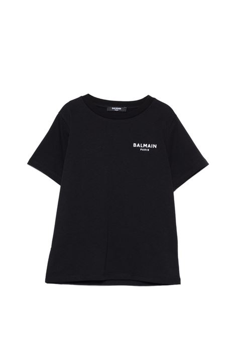 T-shirt con logo BALMAIN KIDS | BY8R31 Z367293OBC